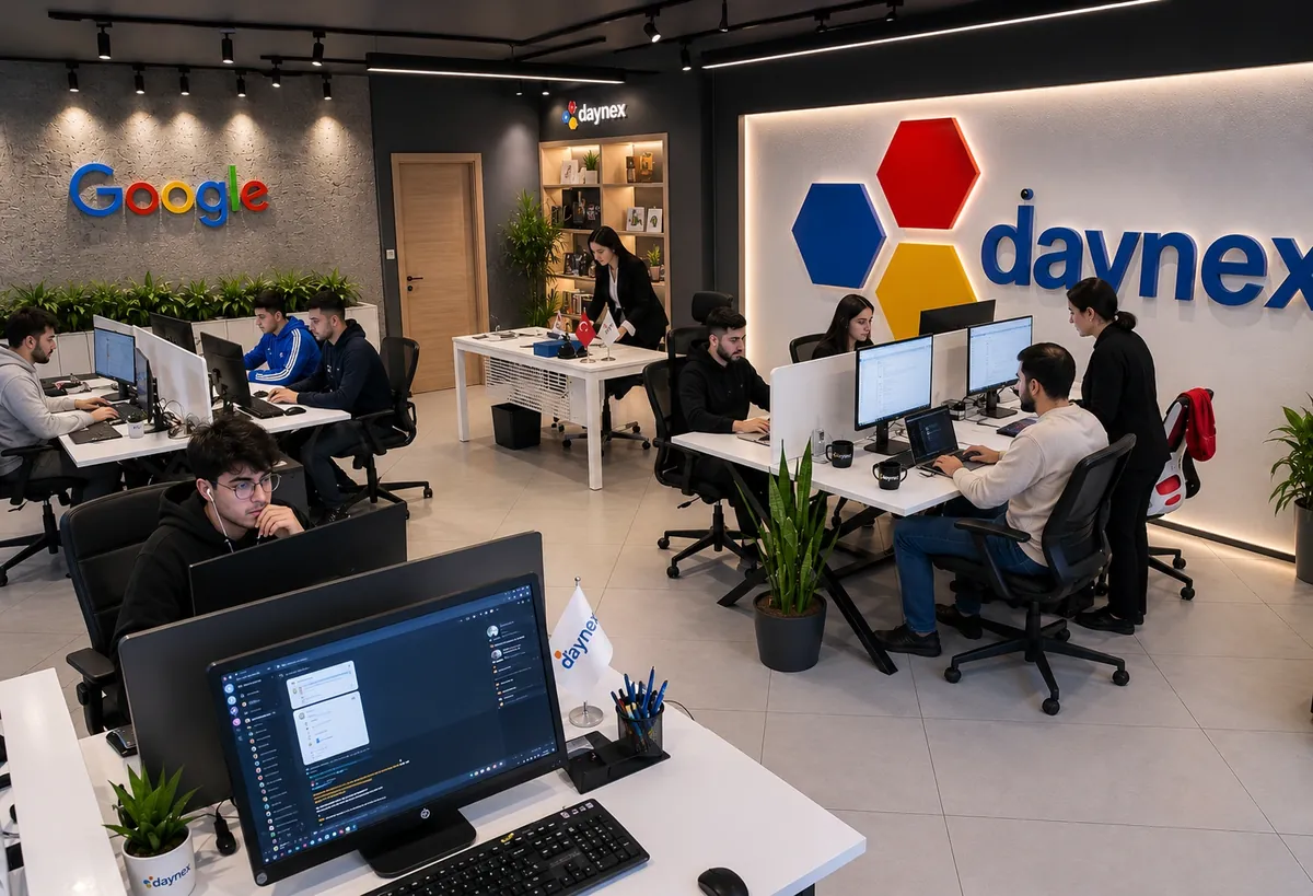 Daynex İstanbul ekibinin çalışma ortamı