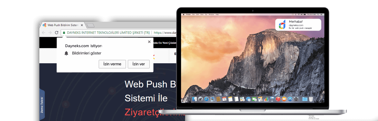 Web Push Nasıl Görünür