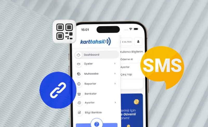 Sms, Qr Kod ve Link ile Tahsilat