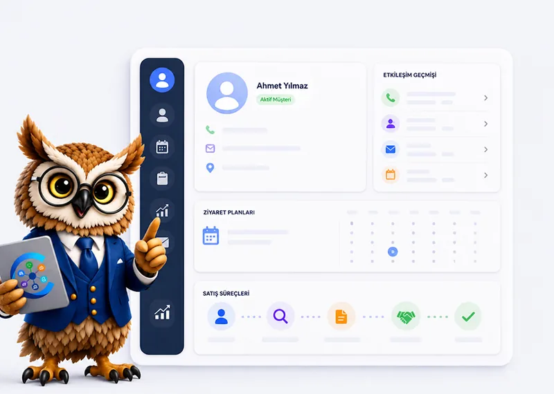 Connect Master müşteri ve ziyaret yönetimi ekranı