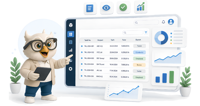 Merkezi ve Profesyonel Teklif Yönetimi