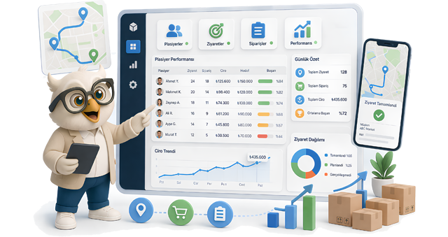 Satış ve Plasiyer Süreçlerinde Güçlü Kontrol