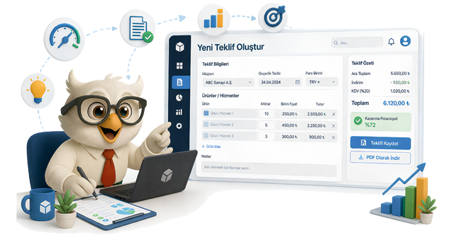 Süreçlerinizi Hızlandıran Akıllı Teklif Yönetimi